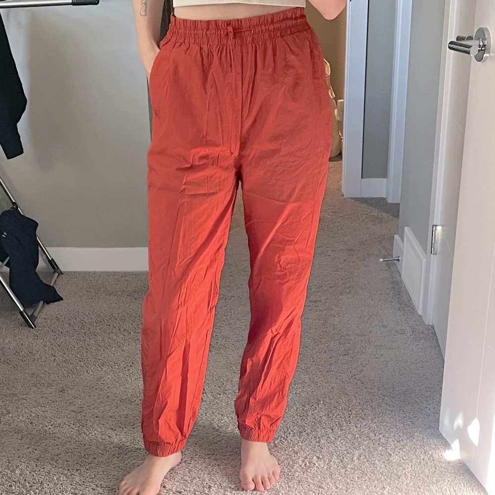 Orange splash pant